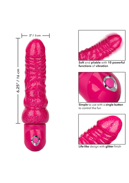 14196 calexotics naughty bits lady boner bendable vibrator