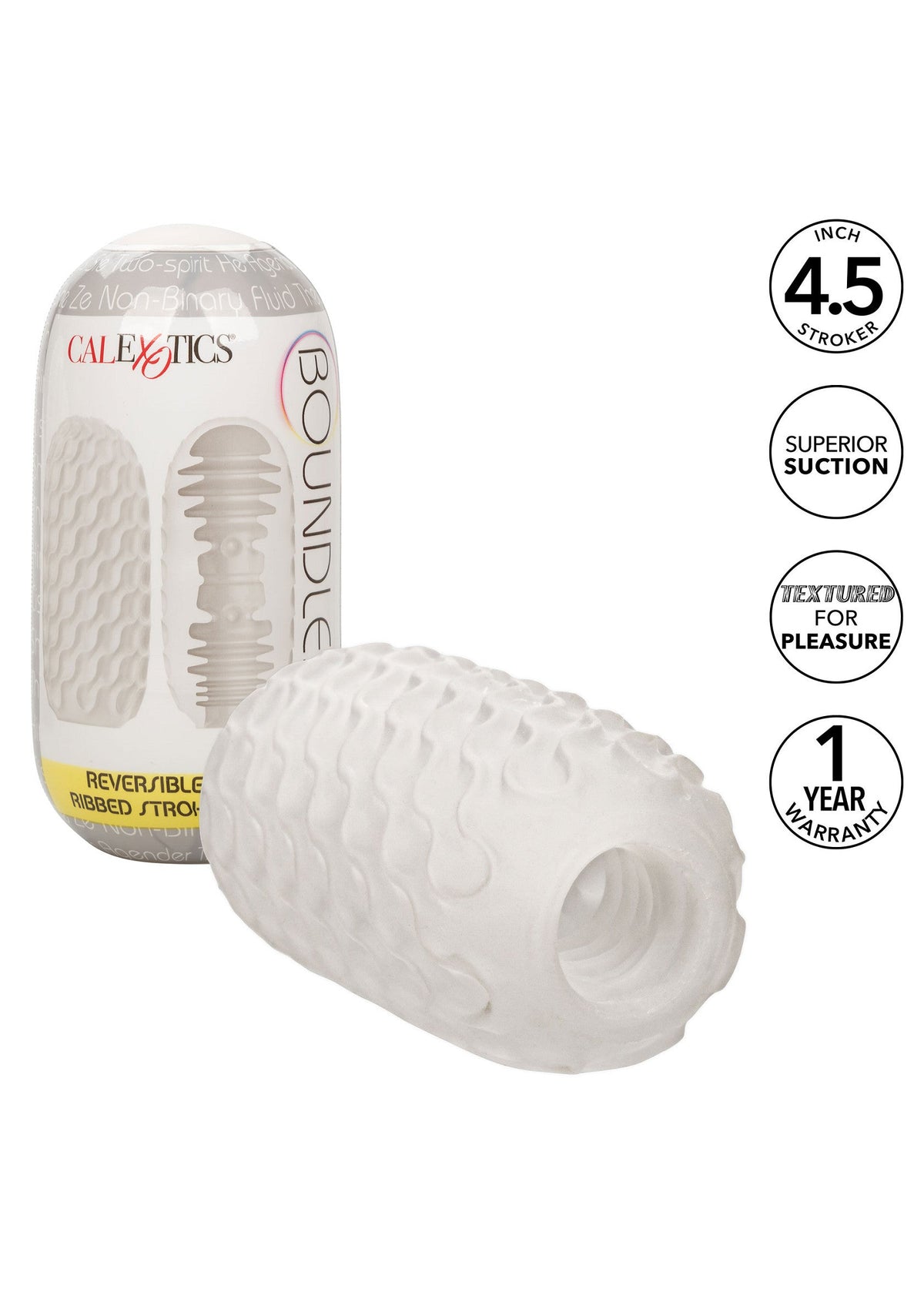 14252 calexotics boundless boundless ribbed stroker