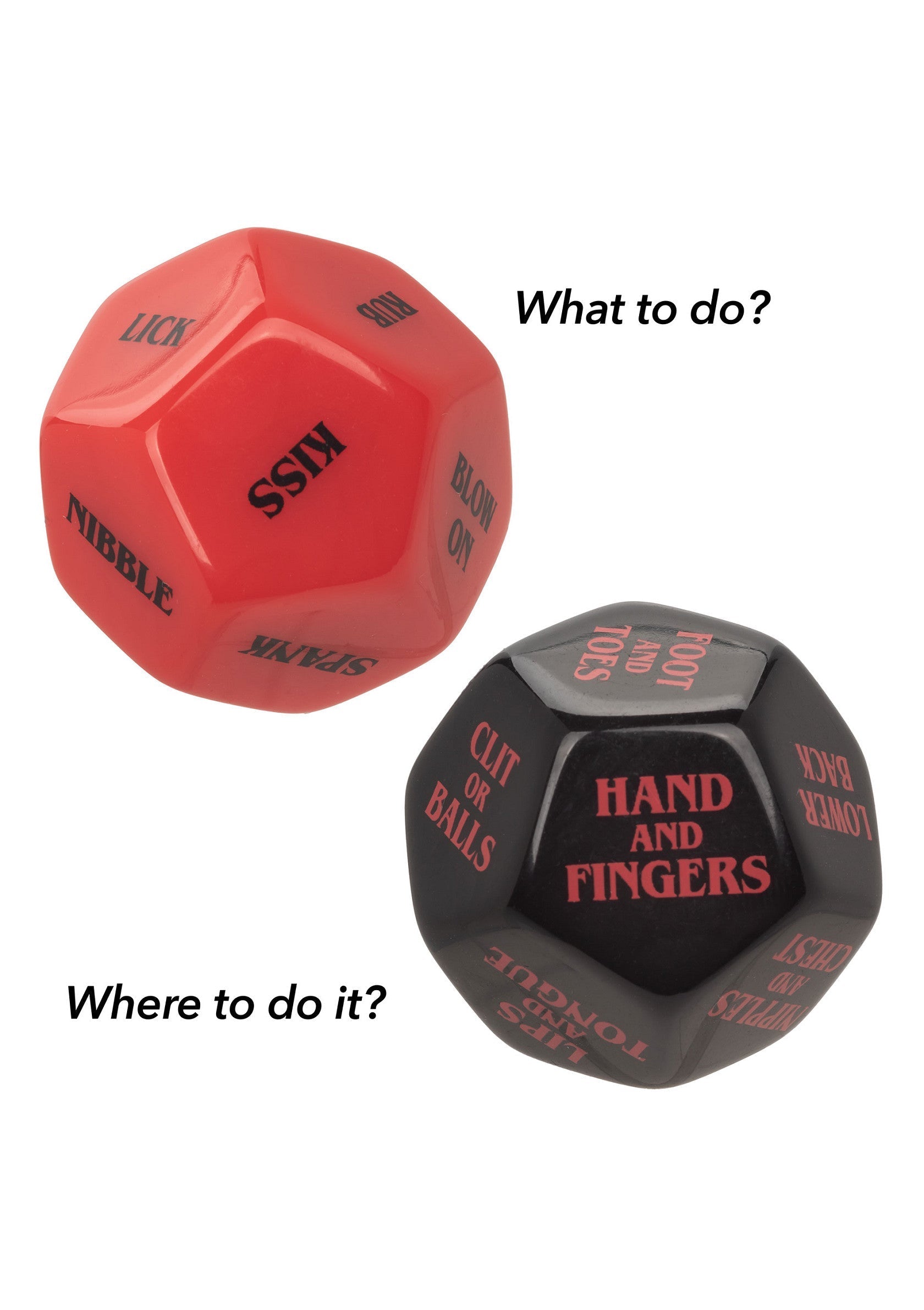 14263 calexotics naughty bits roll play naughty dice set