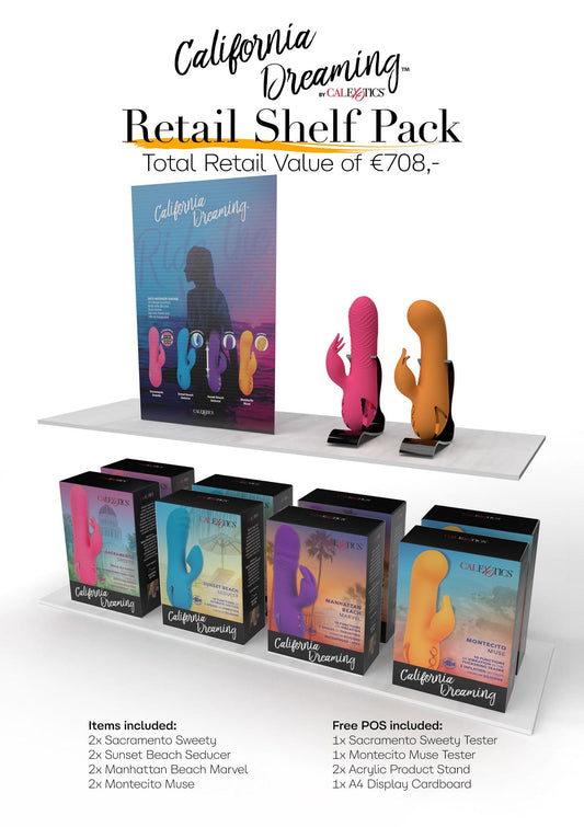 Retail Shelf Pack: CalExotics California Dreaming
