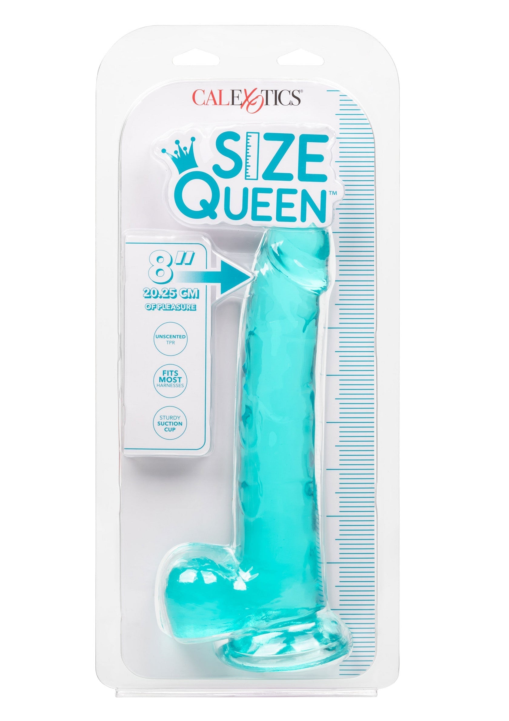 14512 calexotics size queen queen size dong 8 inch