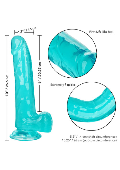 14512 calexotics size queen queen size dong 8 inch