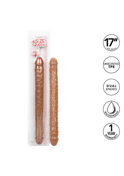 14515 calexotics size queen size queen double dong 17 inch