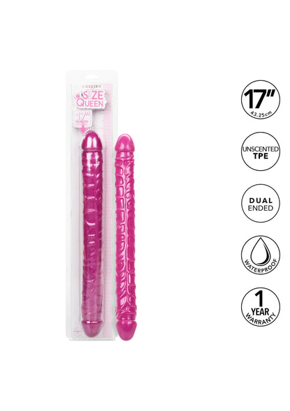 14515 calexotics size queen size queen double dong 17 inch