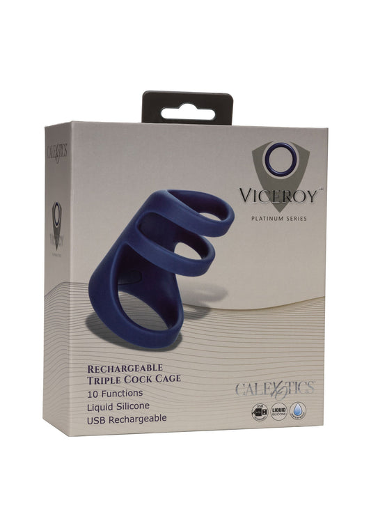 14600 calexotics viceroy rechargeable triple cock cage