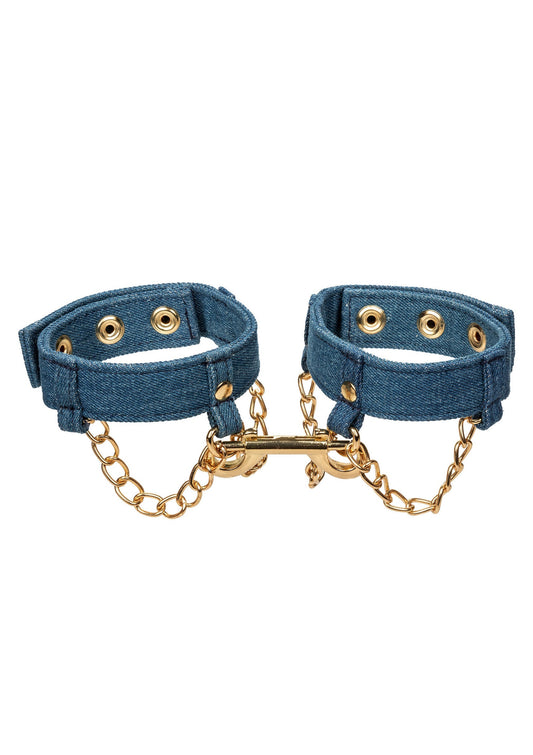 14646 calexotics ride em ride em denim ankle cuffs