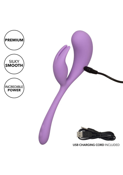 14682 calexotics elle liquid silicone dual flicker