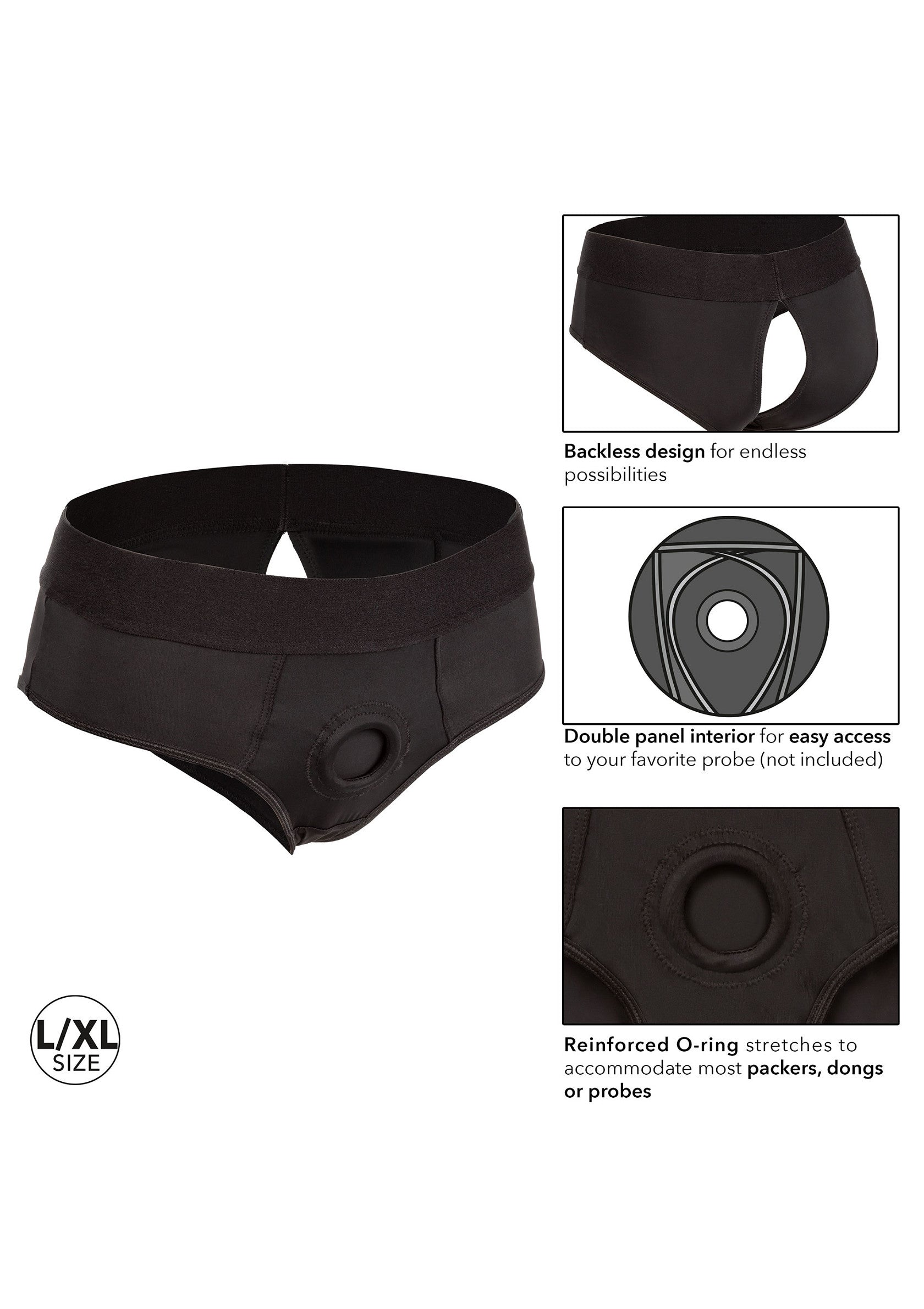 14692 calexotics her royal harness backless brief