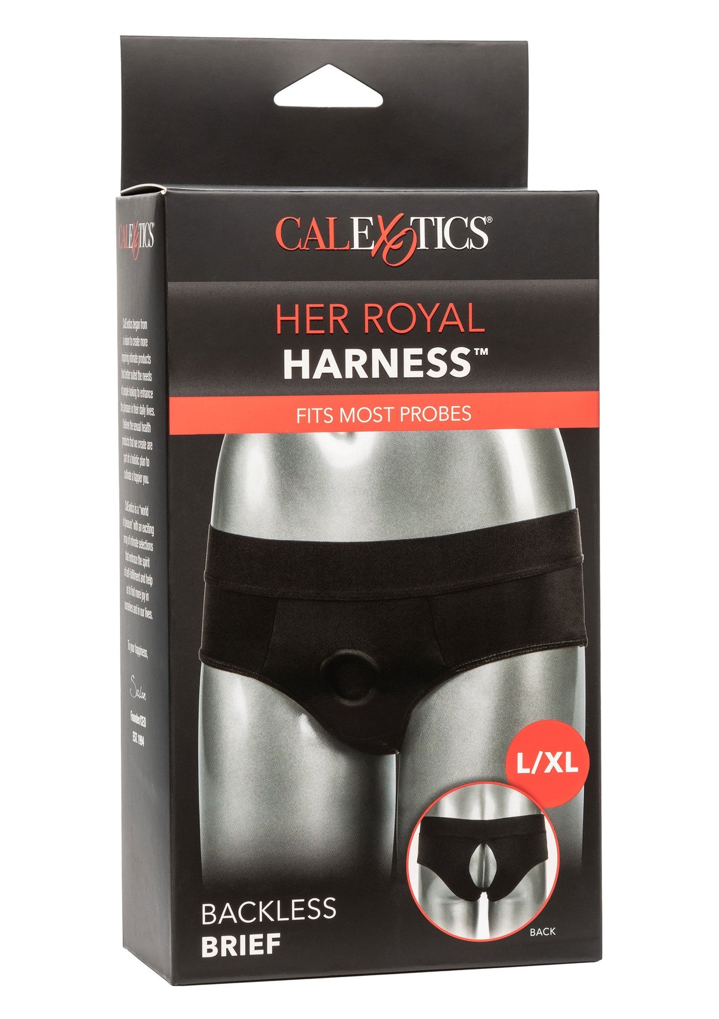 14692 calexotics her royal harness backless brief