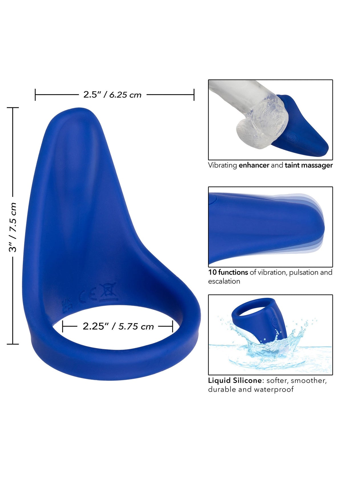 14806 calexotics admiral admiral perineum massager