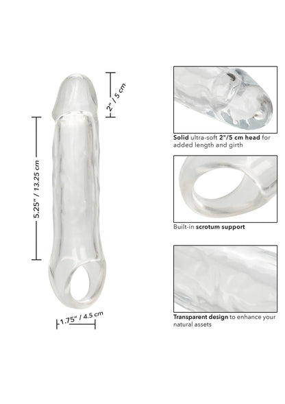 14897 calexotics performance maxx clear extension 75 inch