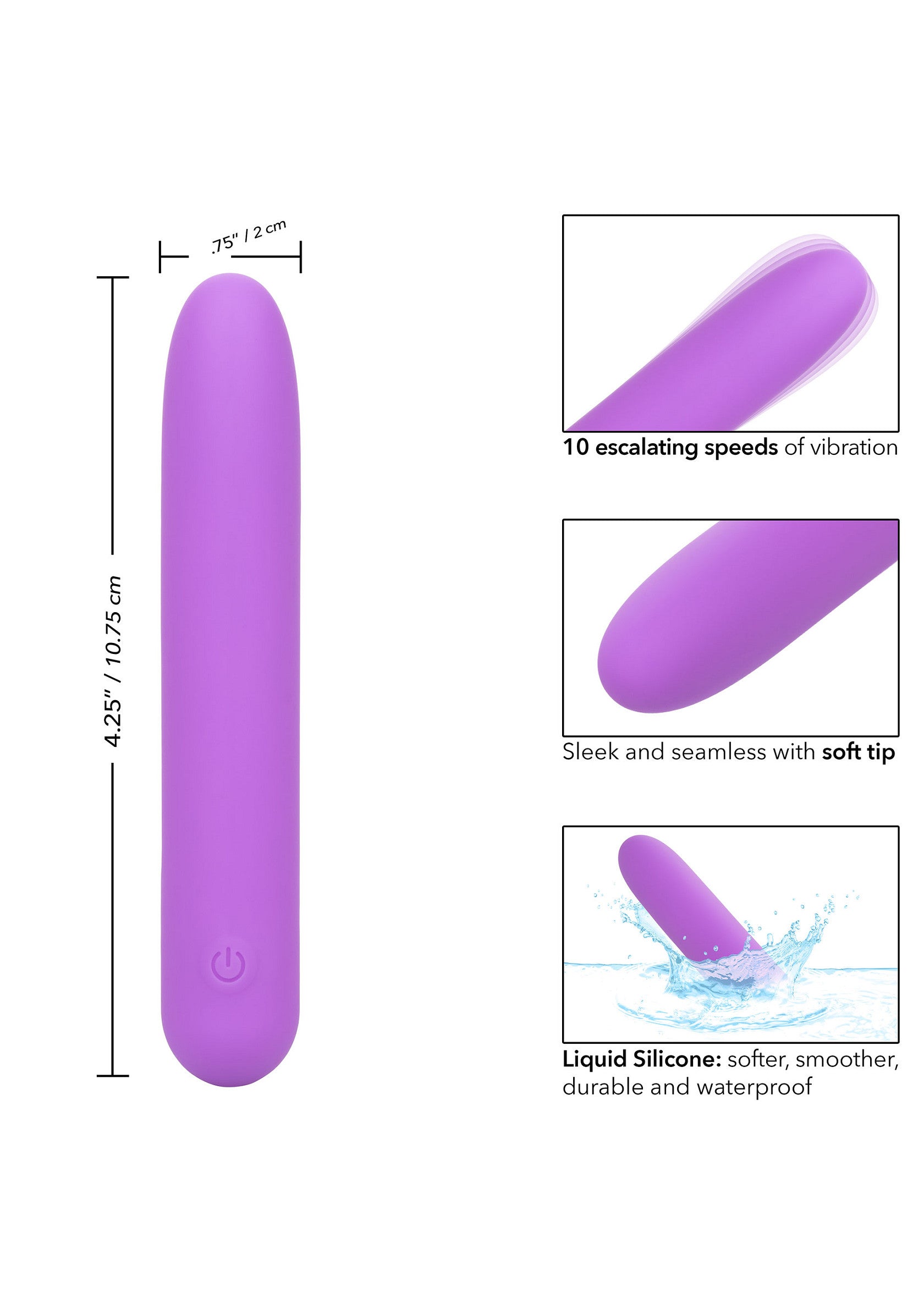 14904 calexotics bliss bliss mini vibrator
