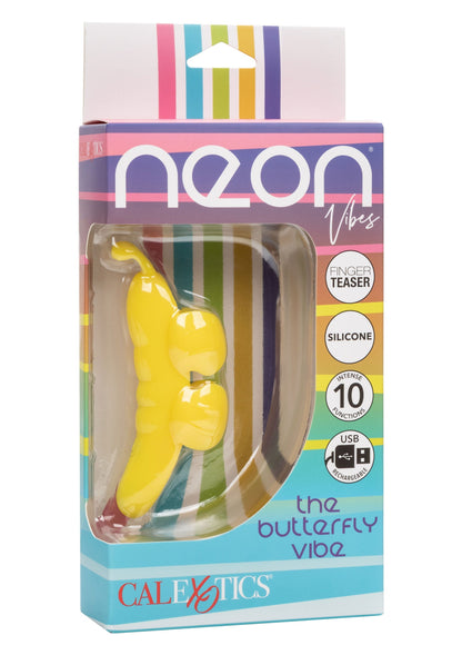 14936 calexotics neon vibes the butterfly vibrator