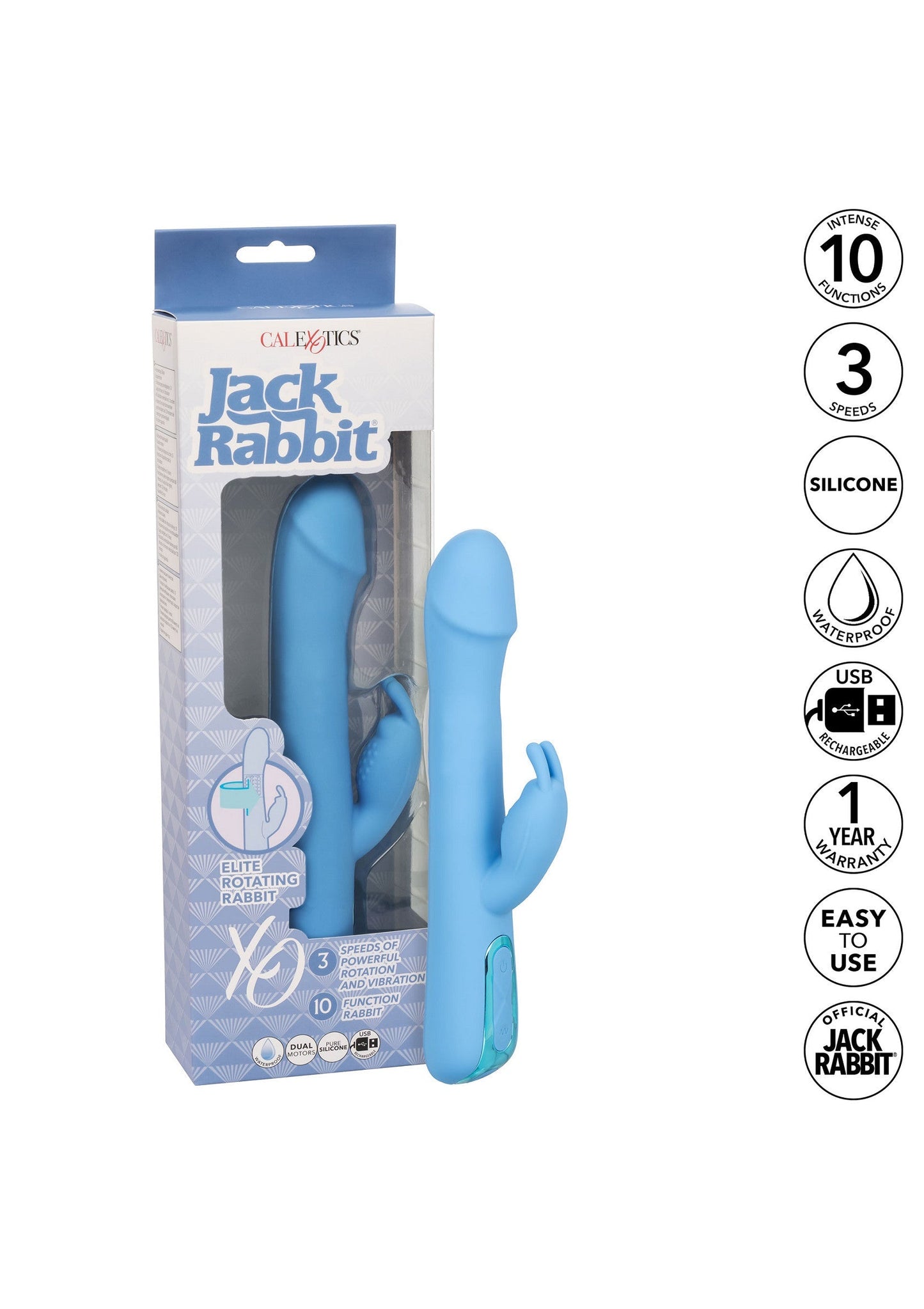14962 calexotics jack rabbits elite rotating rabbit