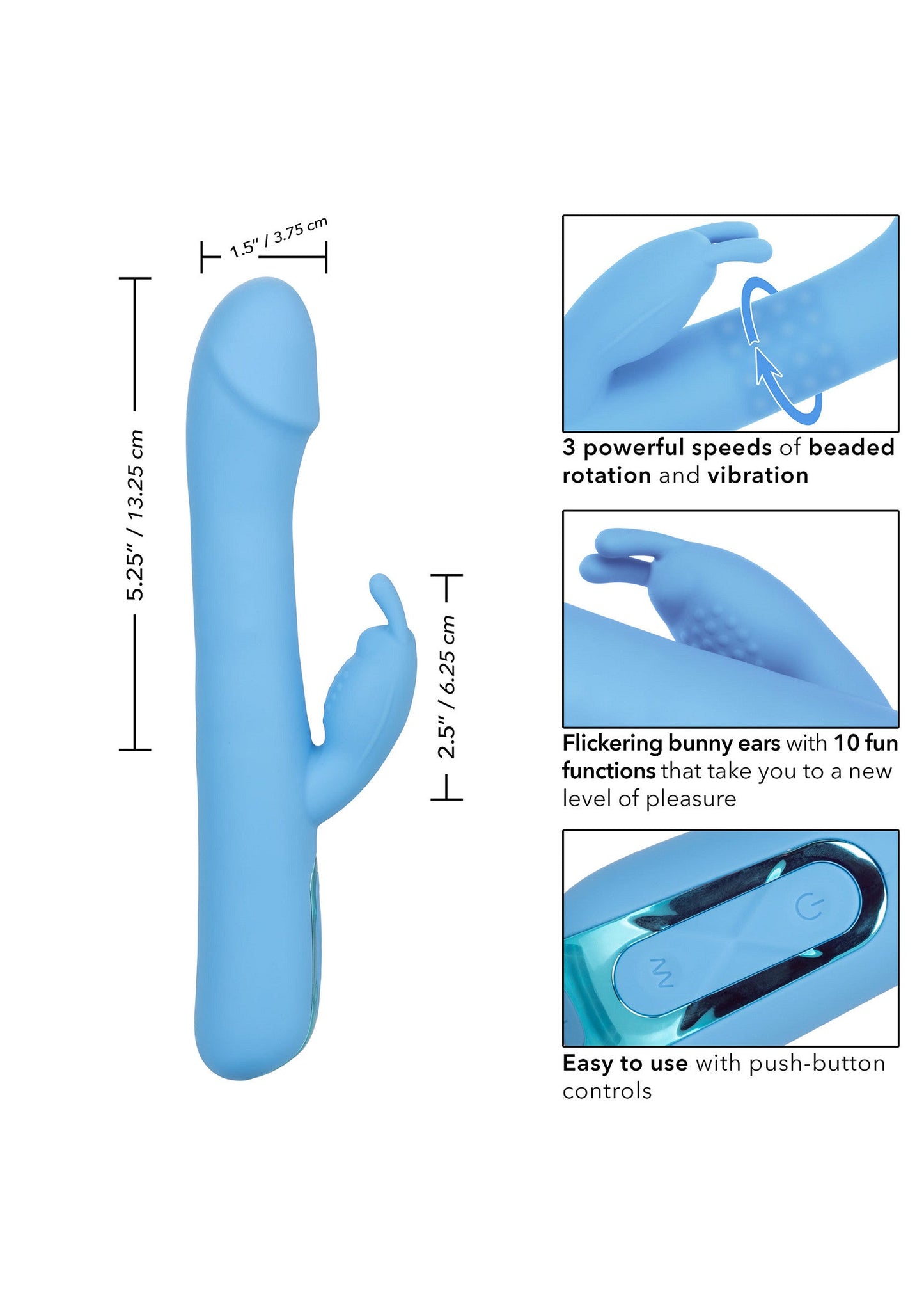 14962 calexotics jack rabbits elite rotating rabbit