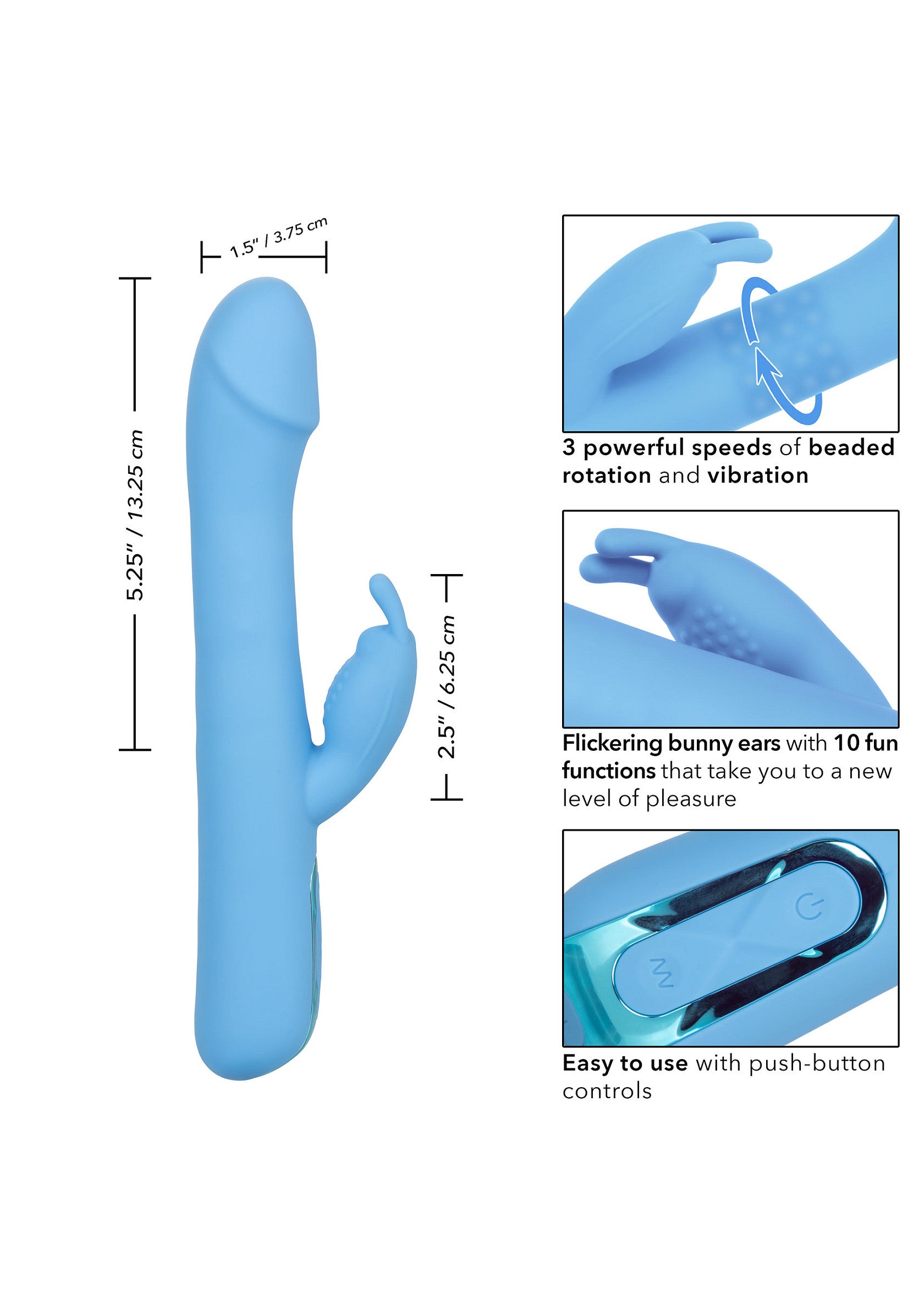 14962 calexotics jack rabbits elite rotating rabbit