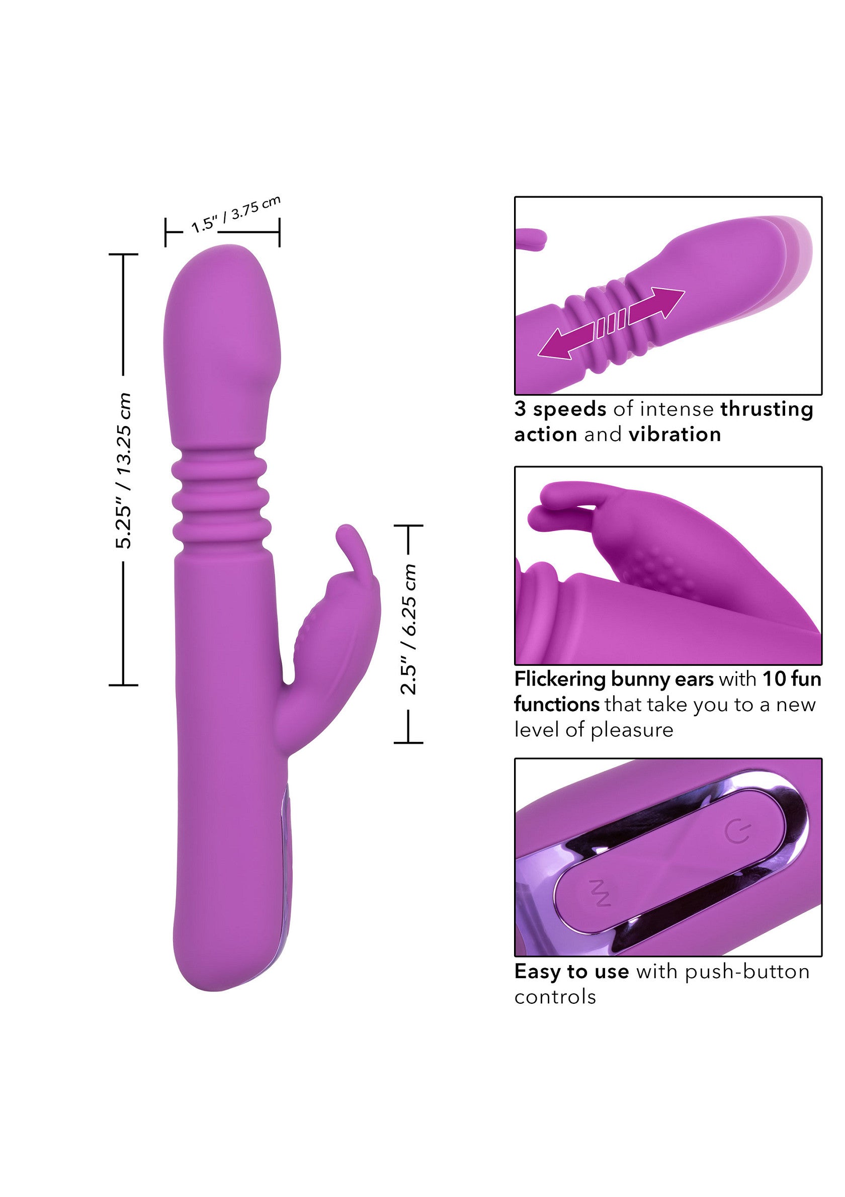 14963 calexotics jack rabbits elite thrusting rabbit