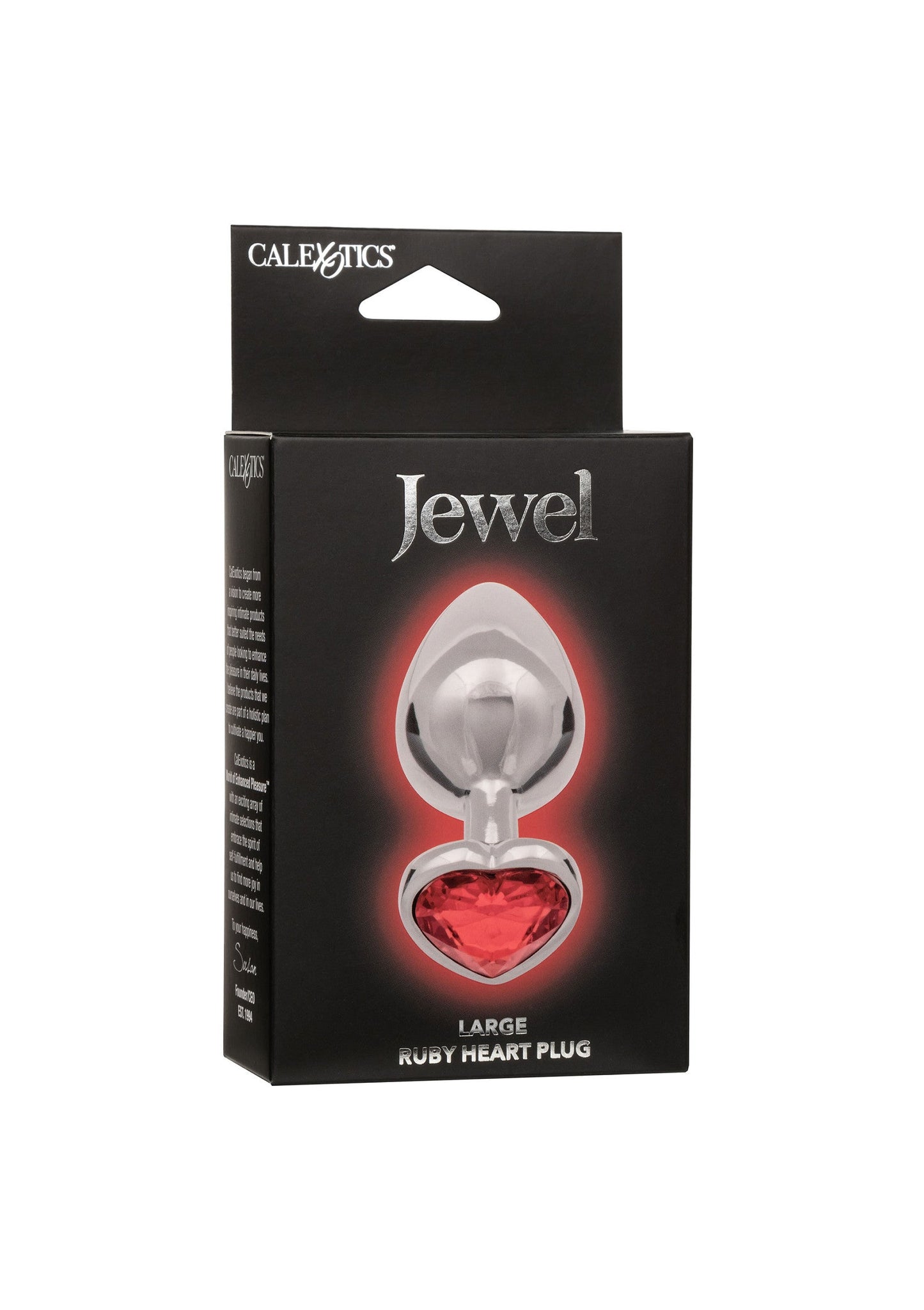 16515 calexotics jewel jewel large ruby heart plug