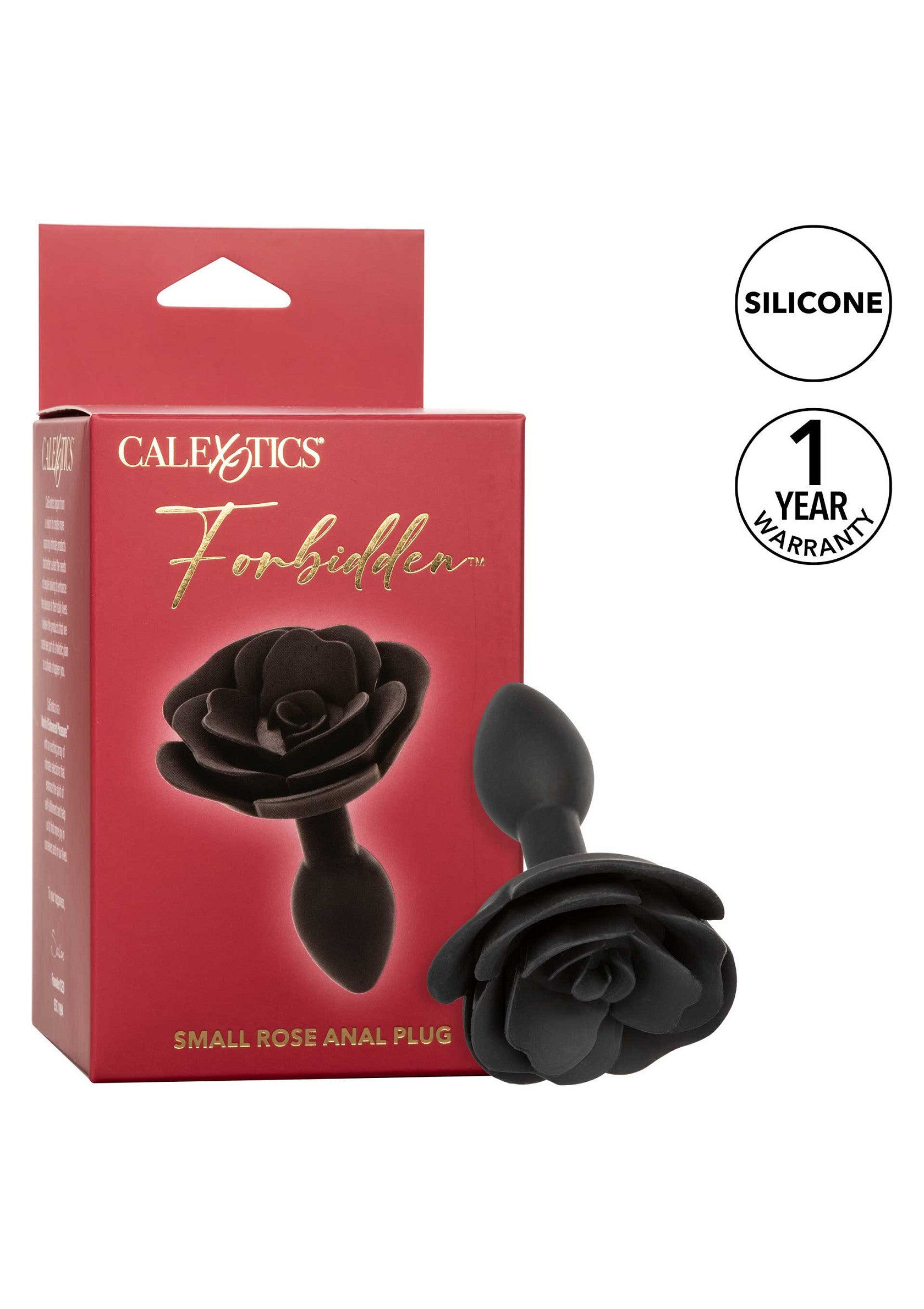 16535 calexotics forbidden rose anal plug small