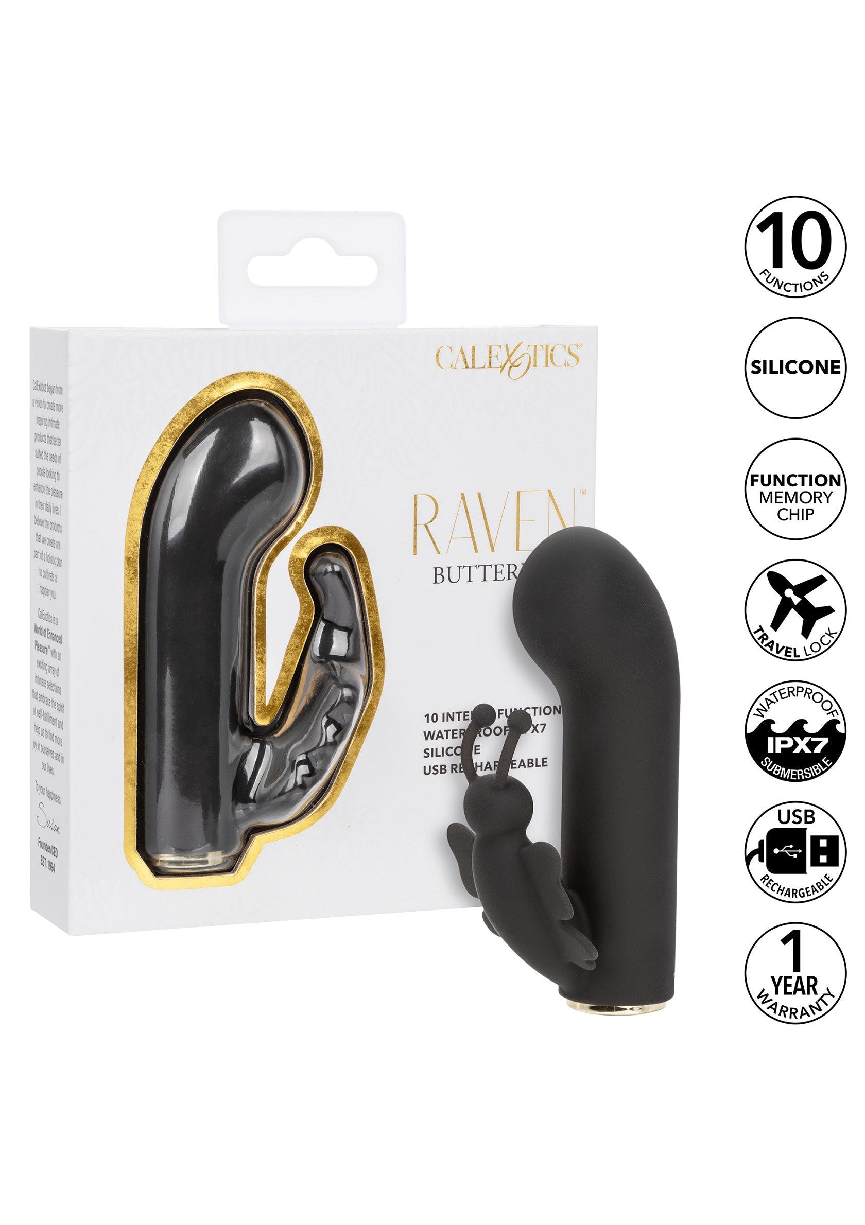 16550 calexotics raven raven butterfly
