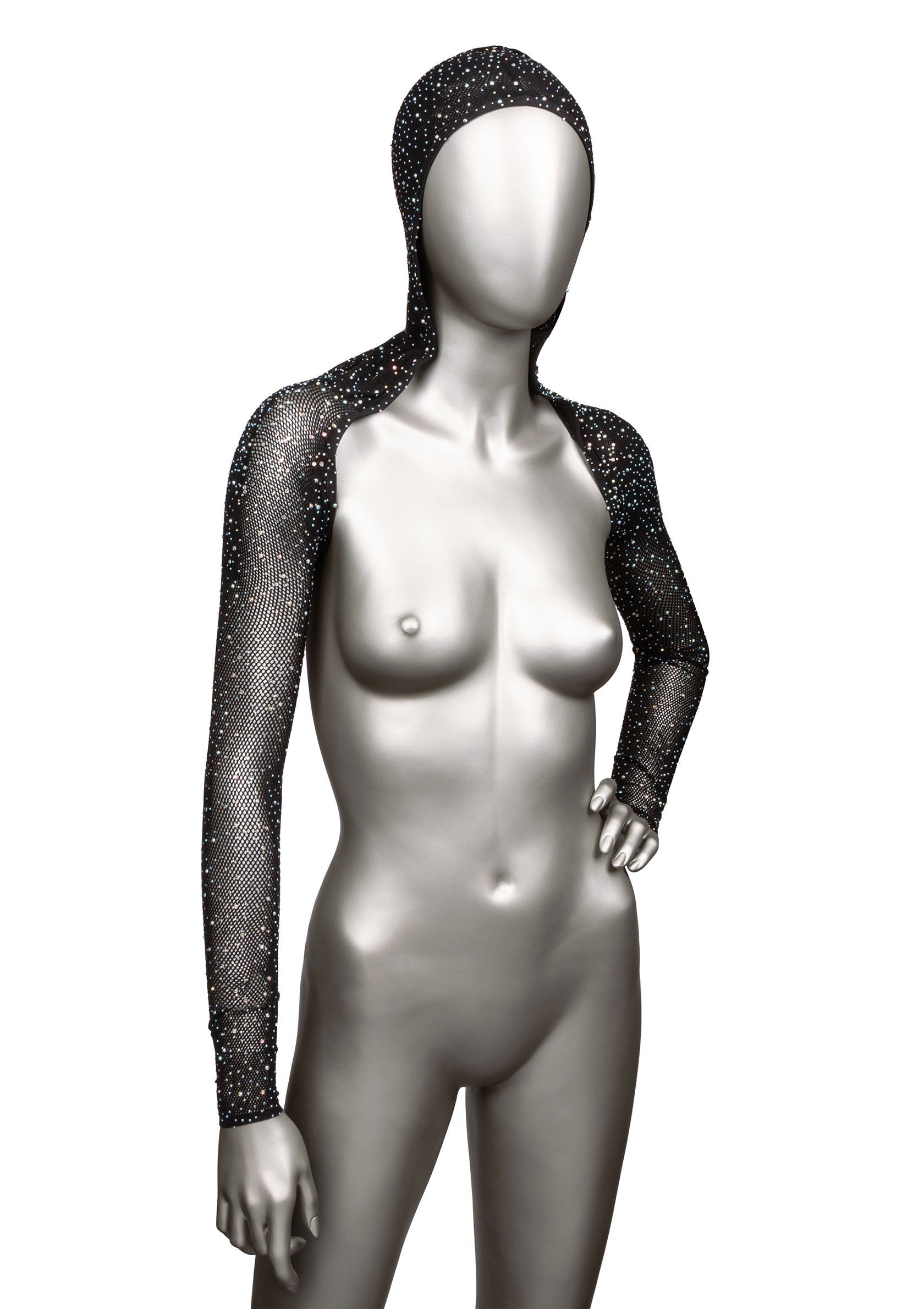 16624 calexotics radiance hooded shoulder shrug plus