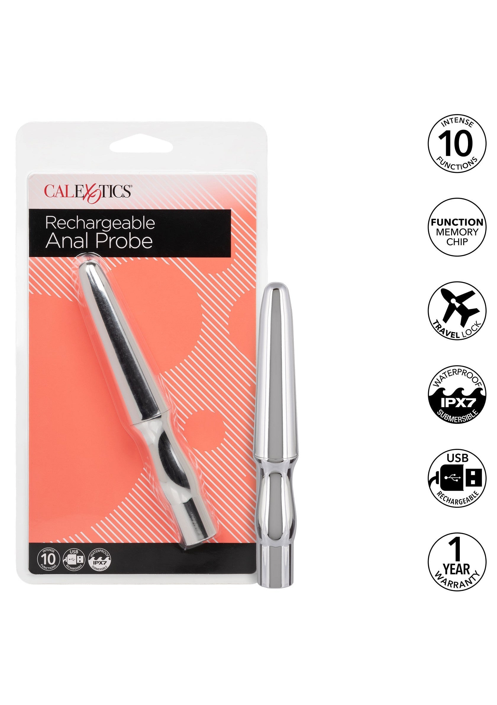16682 calexotics anal rechargeable anal probe