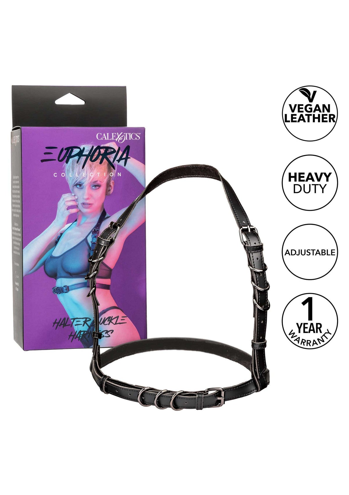 16702 calexotics euphoria halter buckle harness