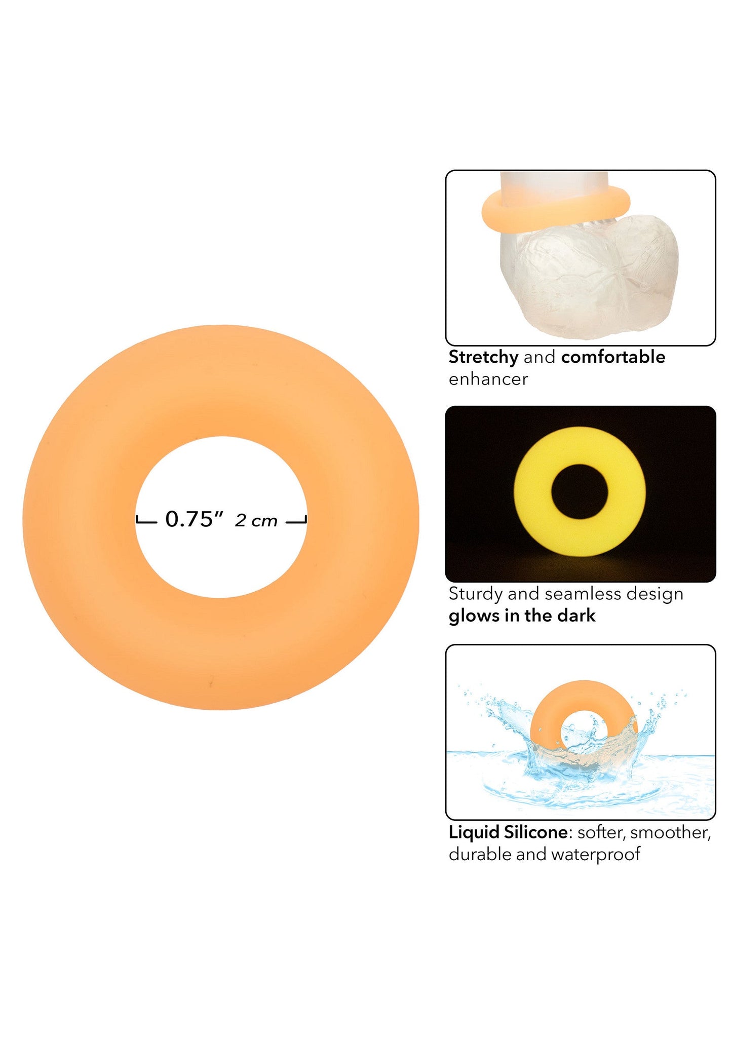 16740 calexotics alpha silicone prolong medium ring
