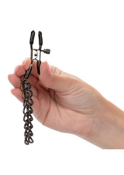 16770 calexotics euphoria chain nipple clamps