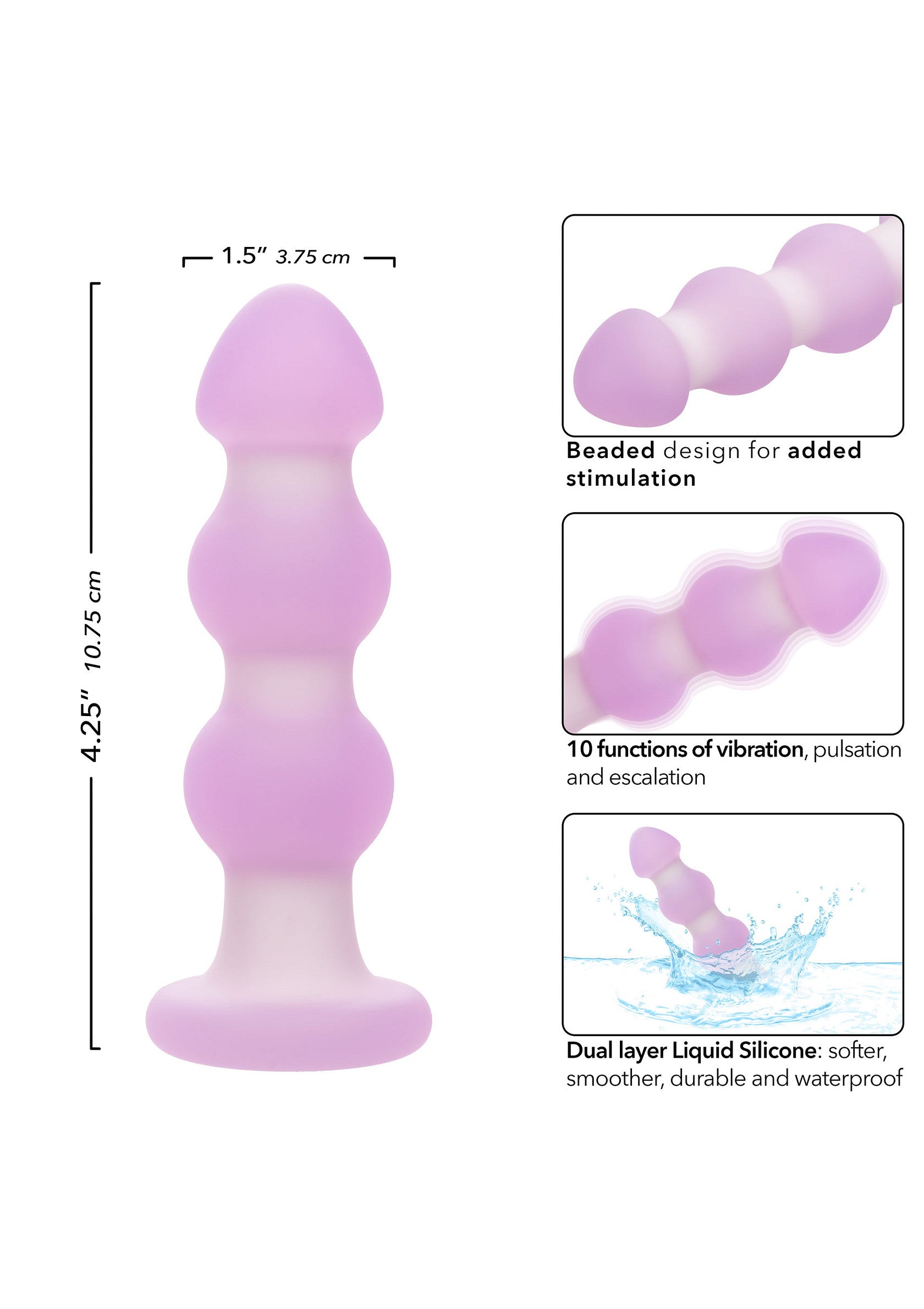 16782 calexotics lavender haze lavender haze beaded probe