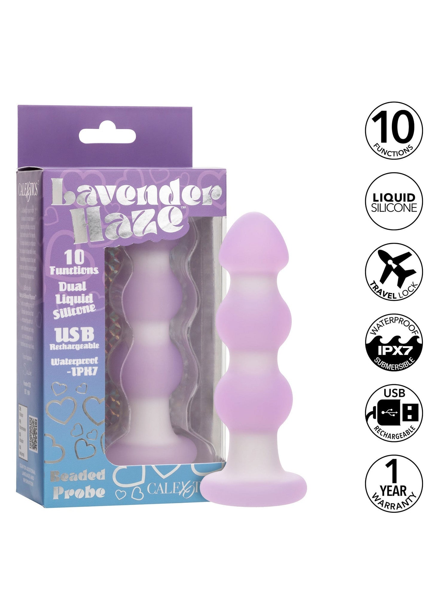 16782 calexotics lavender haze lavender haze beaded probe