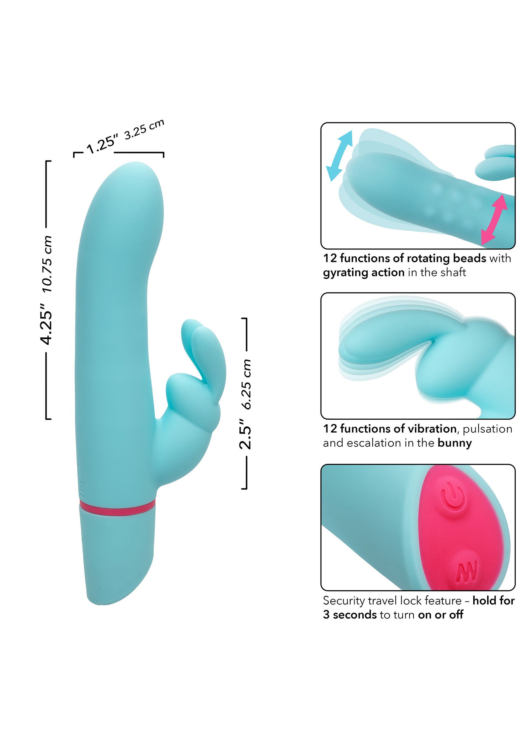 16791 calexotics love bunny love bunny rotating bunny