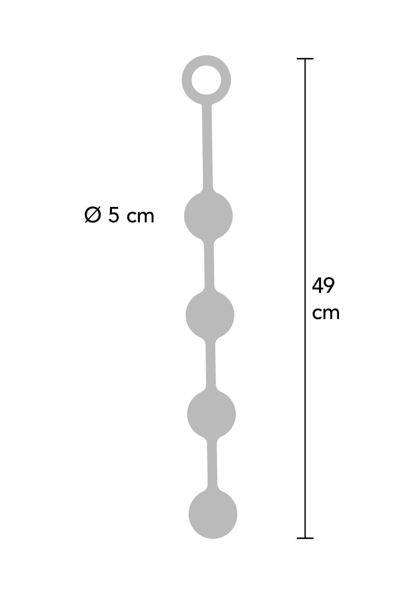 16806 hidden desire extreme heavy anal balls extra large