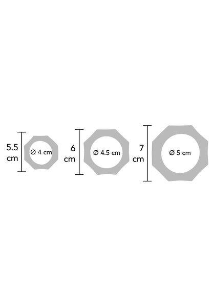 16815 hidden desire extreme heavy c ring set