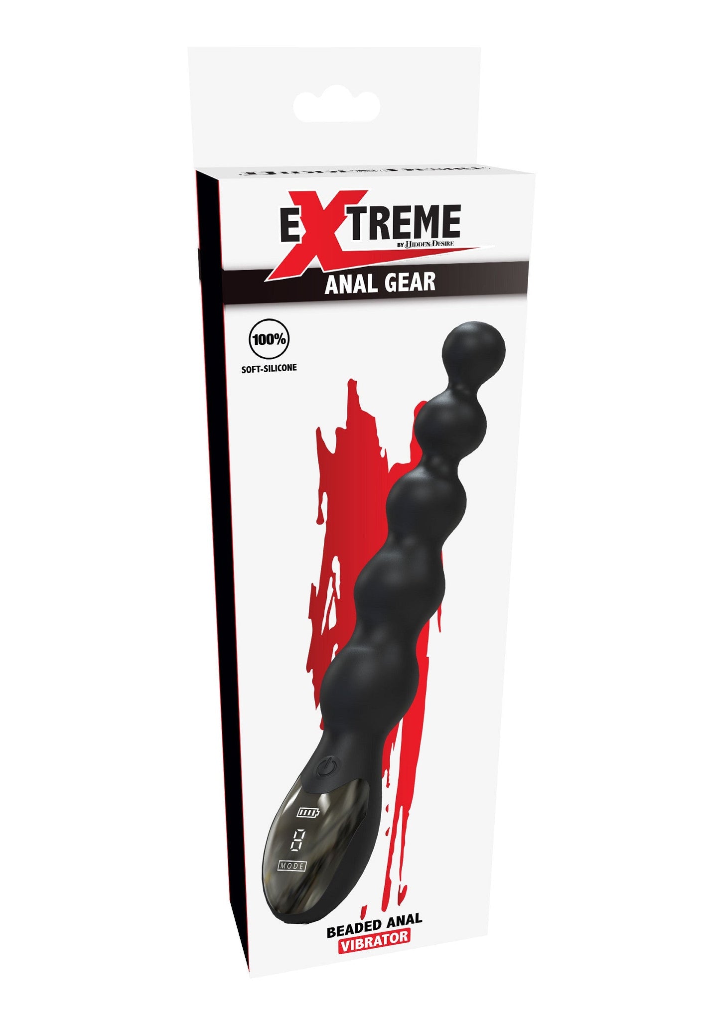 16818 hidden desire extreme beaded anal power vibrator