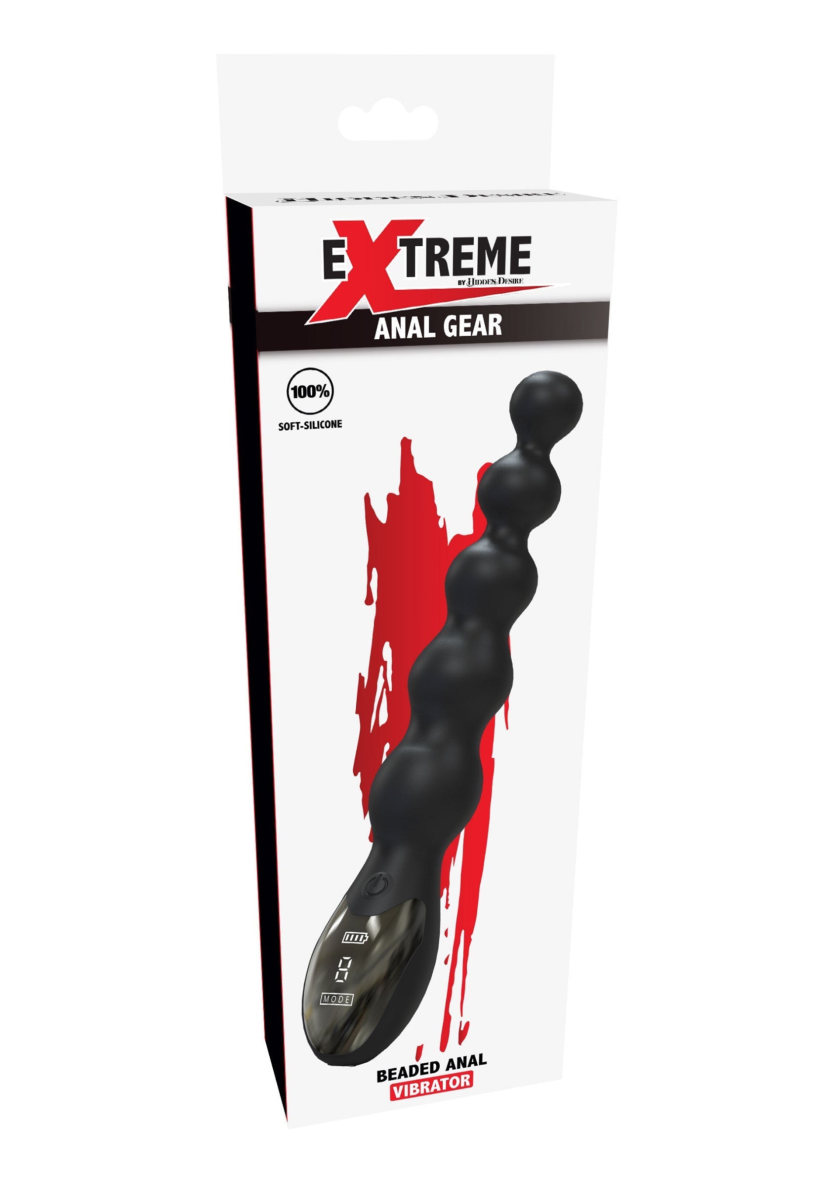 16818 hidden desire extreme beaded anal power vibrator