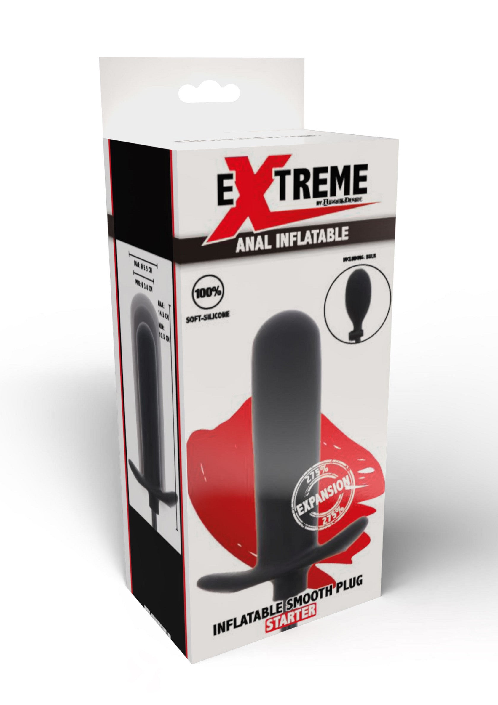 16851 hidden desire extreme inflatable smooth plug starter