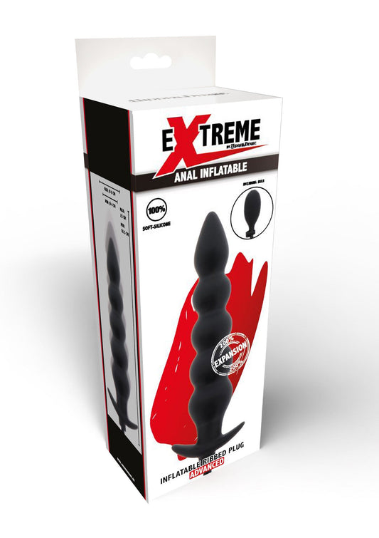 16855 hidden desire extreme inflatable ribbed plug advance