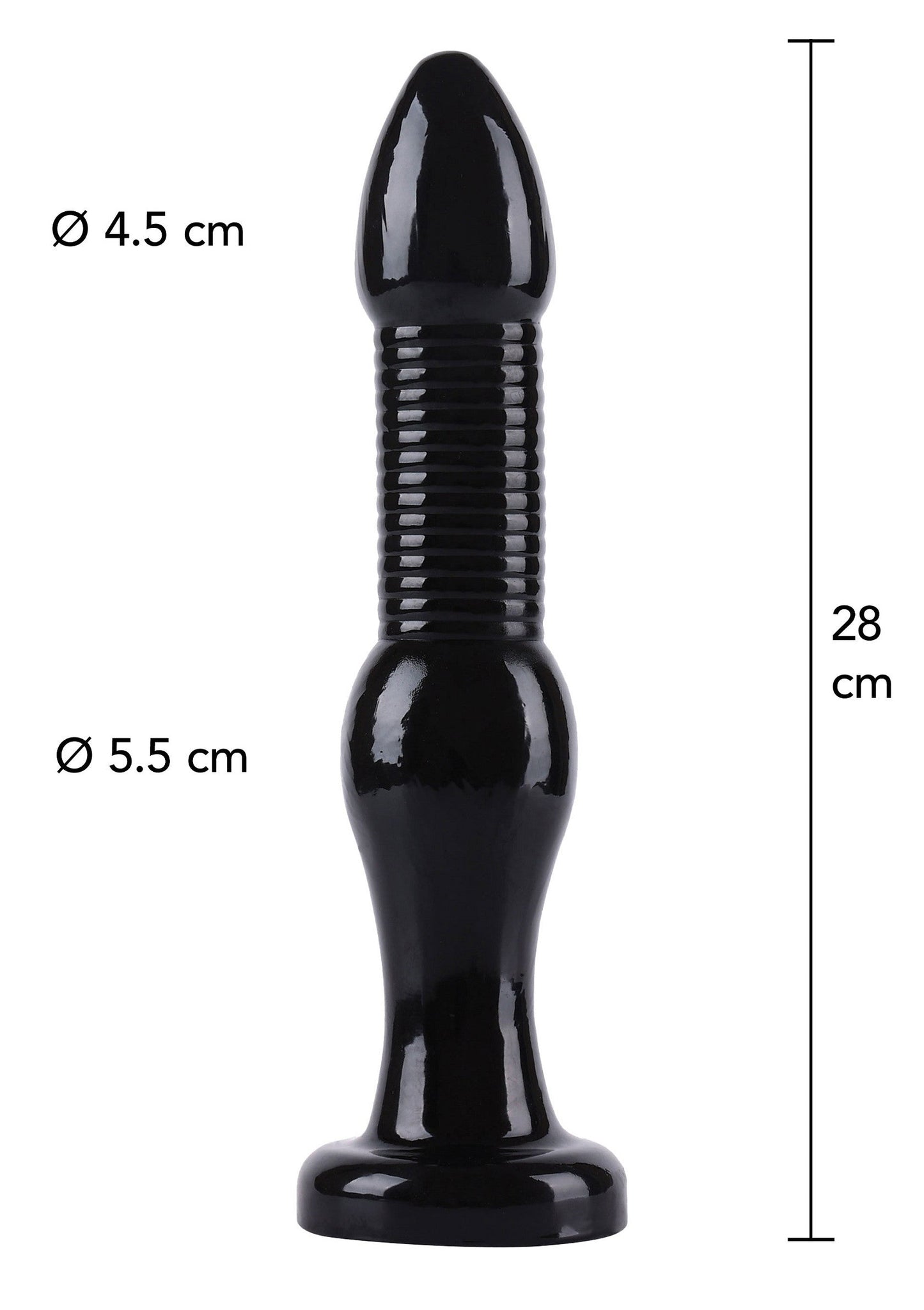 16868 hidden desire extreme anal intruder 28cm