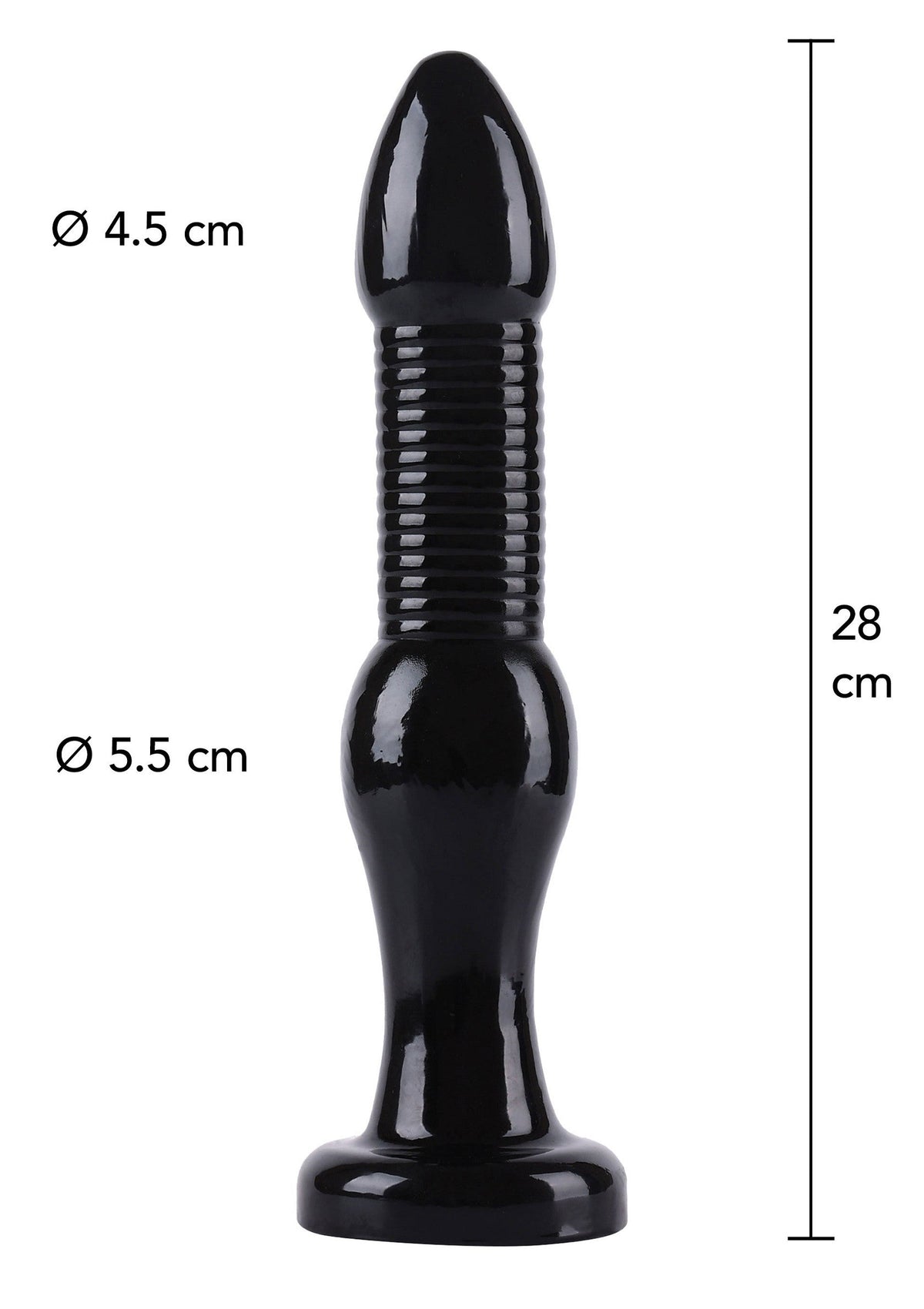 16868 hidden desire extreme anal intruder 28cm