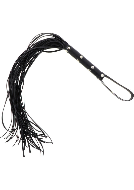 16897 hidden desire extreme long studded flogger whip
