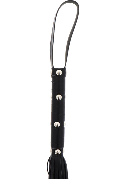 16897 hidden desire extreme long studded flogger whip