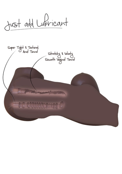 Ebony Fuck Goddess Mastubator 2.5 kg