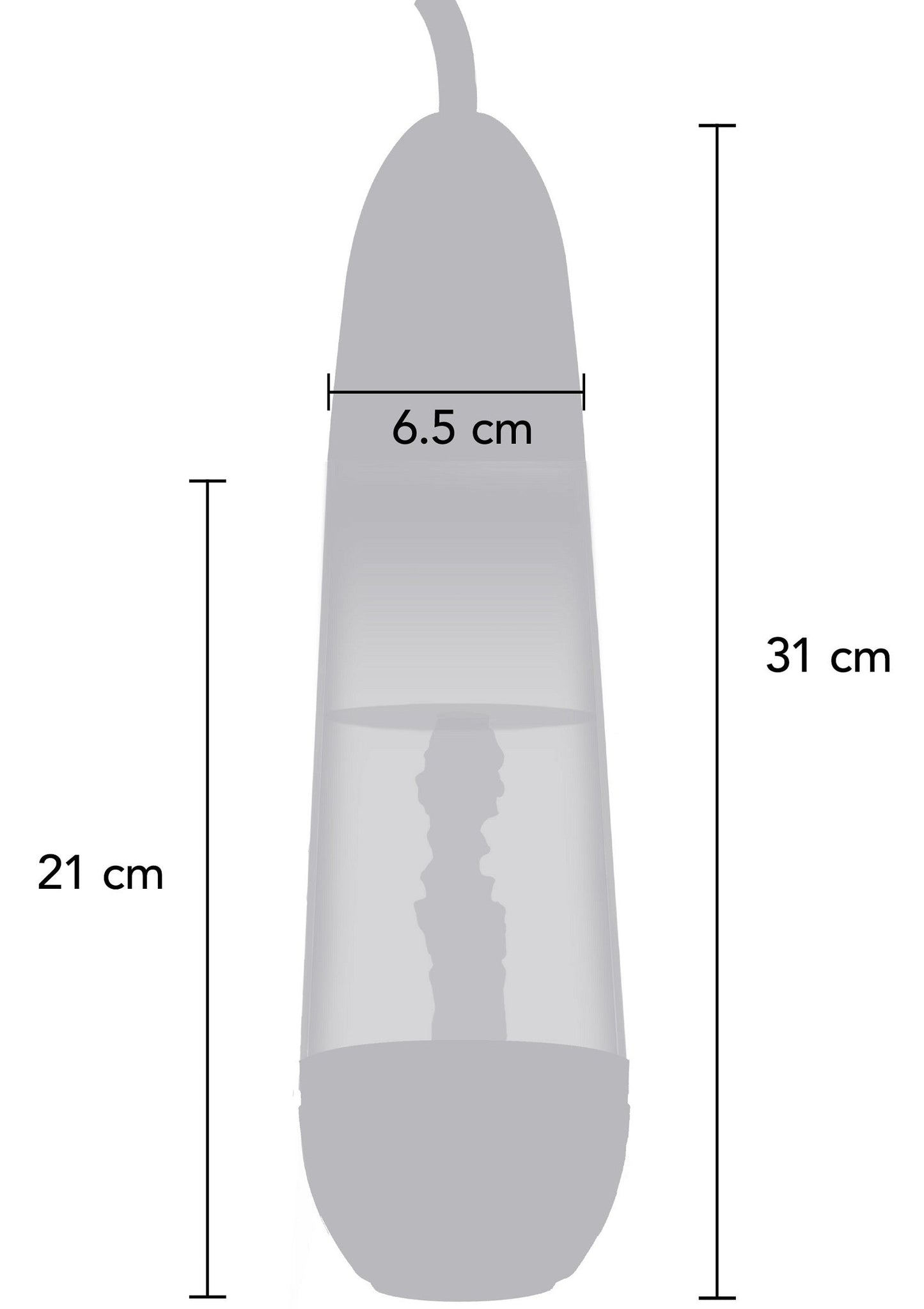 16962 hidden desire fusion magnifying sleeve penis pump