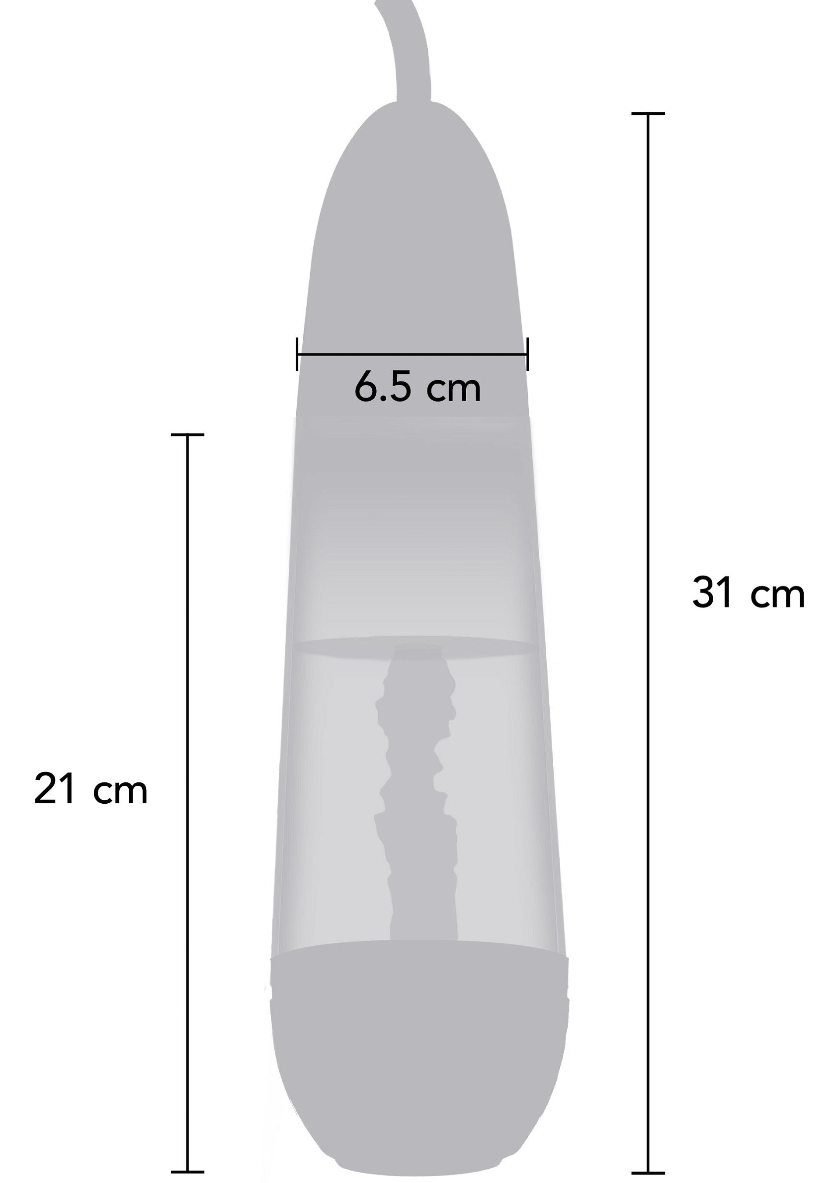 16962 hidden desire fusion magnifying sleeve penis pump