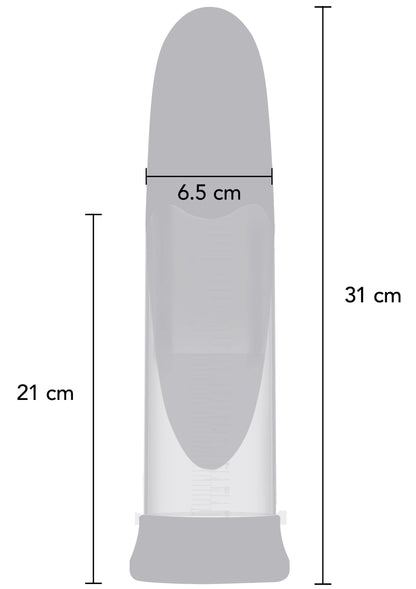 16964 hidden desire fusion automatic aqua penis pump