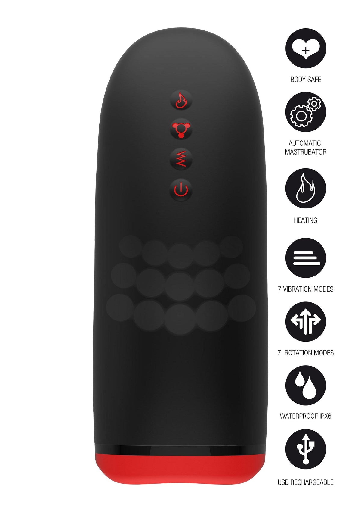 16966 hidden desire fusion beaded tongue masturbator