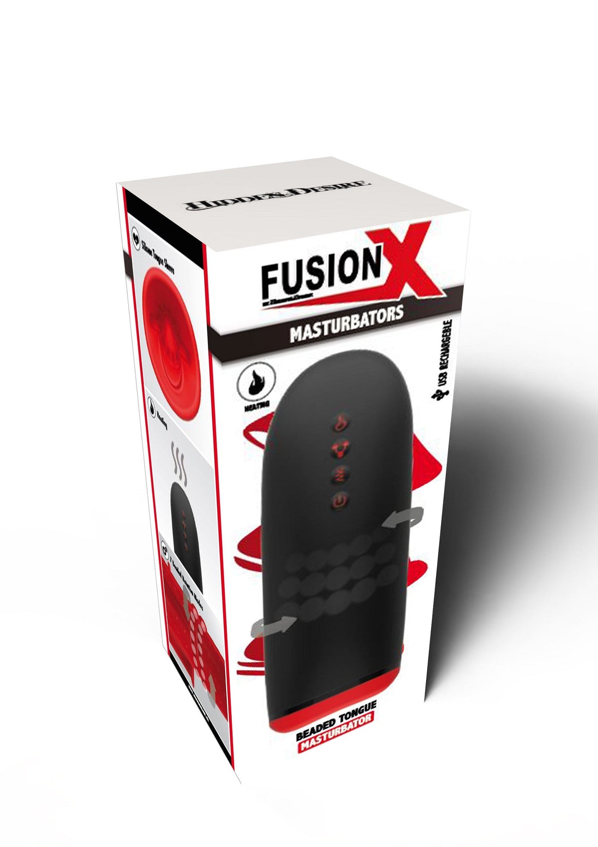 16966 hidden desire fusion beaded tongue masturbator