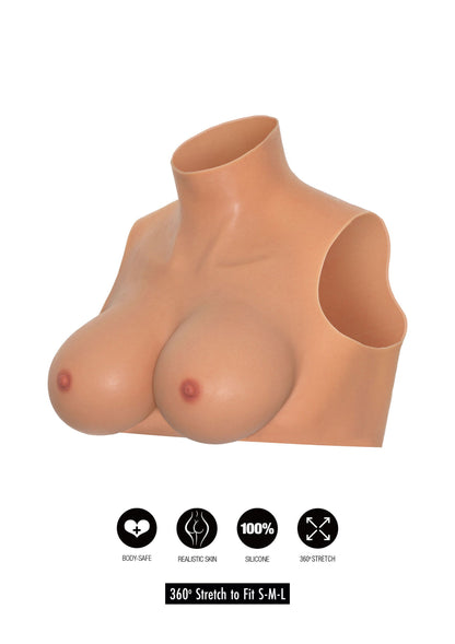 16983 hidden desire alter ego wearable breasts crop top d cup
