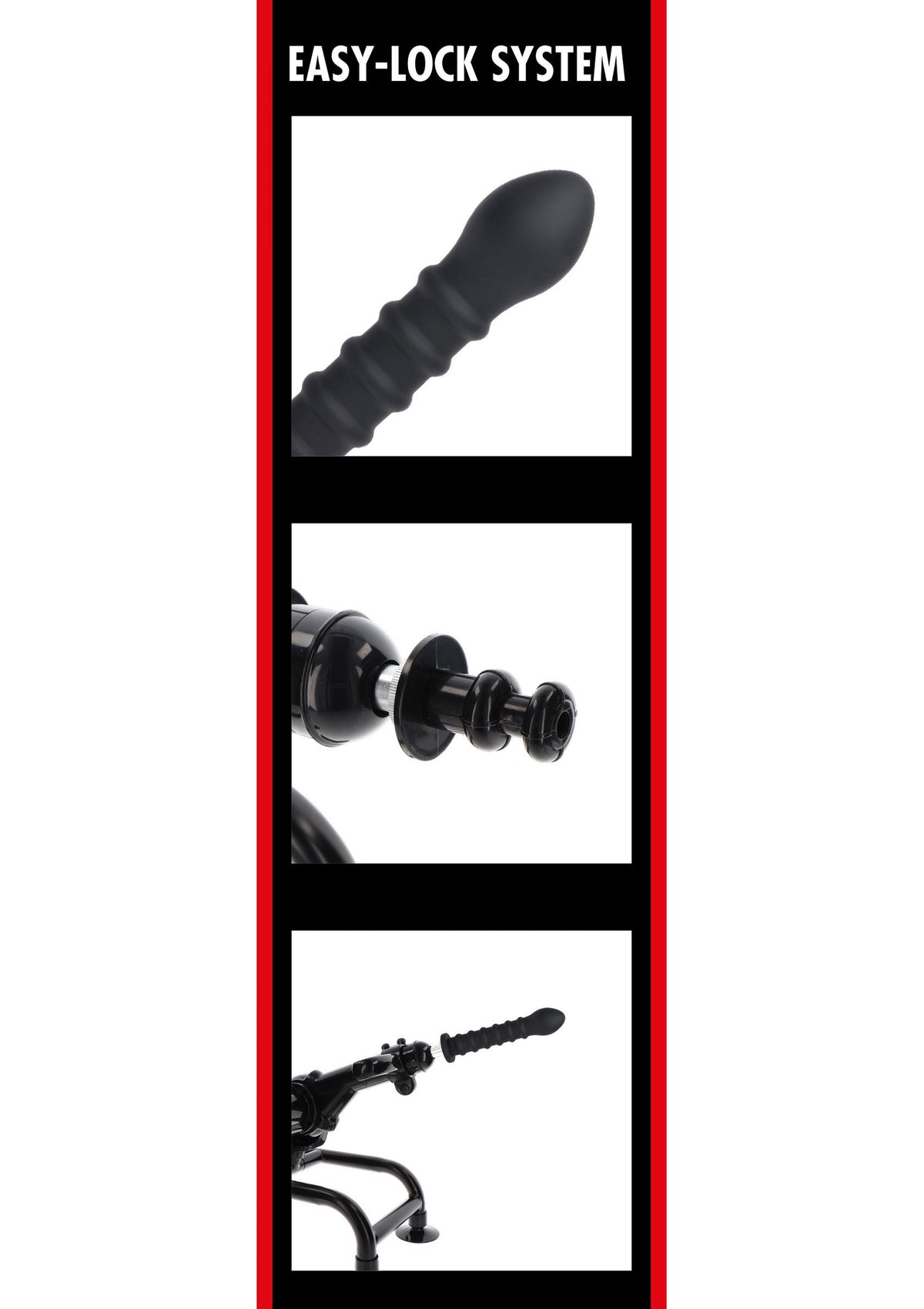 17093 hidden desire bangers fuck machines ribbed dong easy lock 19cm